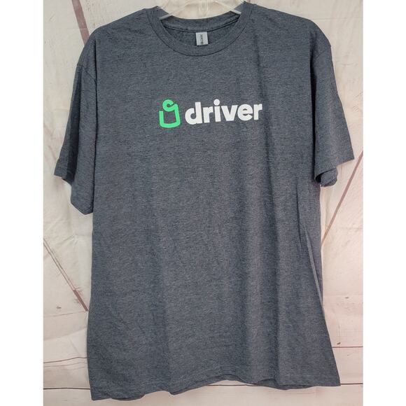 Gildan Large Shipt Driver Gray Short Sleeve Shirt - Picture 2 of 6